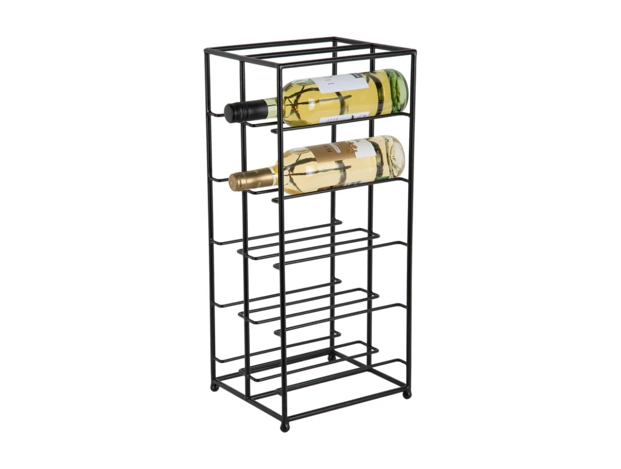 Wijnrek Dual Floor - Zwart