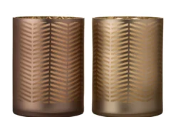 Windlicht ZigZag - set van 2 Windlicht ZigZag set van 2 stuks