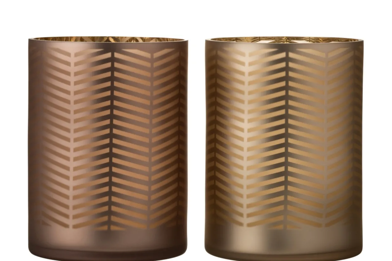 Windlicht ZigZag - set van 2 Windlicht ZigZag set van 2 stuks