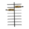Wine rack Dual metal matt black