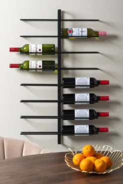 Wine rack Dual metal matt black