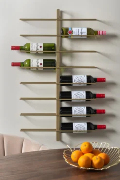 Wine rack Dual metal matt black