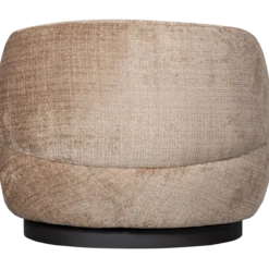 Woolly draaifauteuil chenille zand