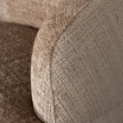 Woolly draaifauteuil chenille zand