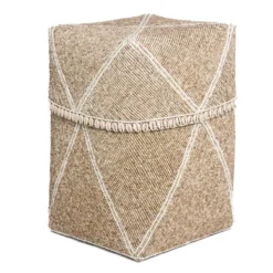 XXL hoge offermand kraaltjes / schelpjes creme/wit