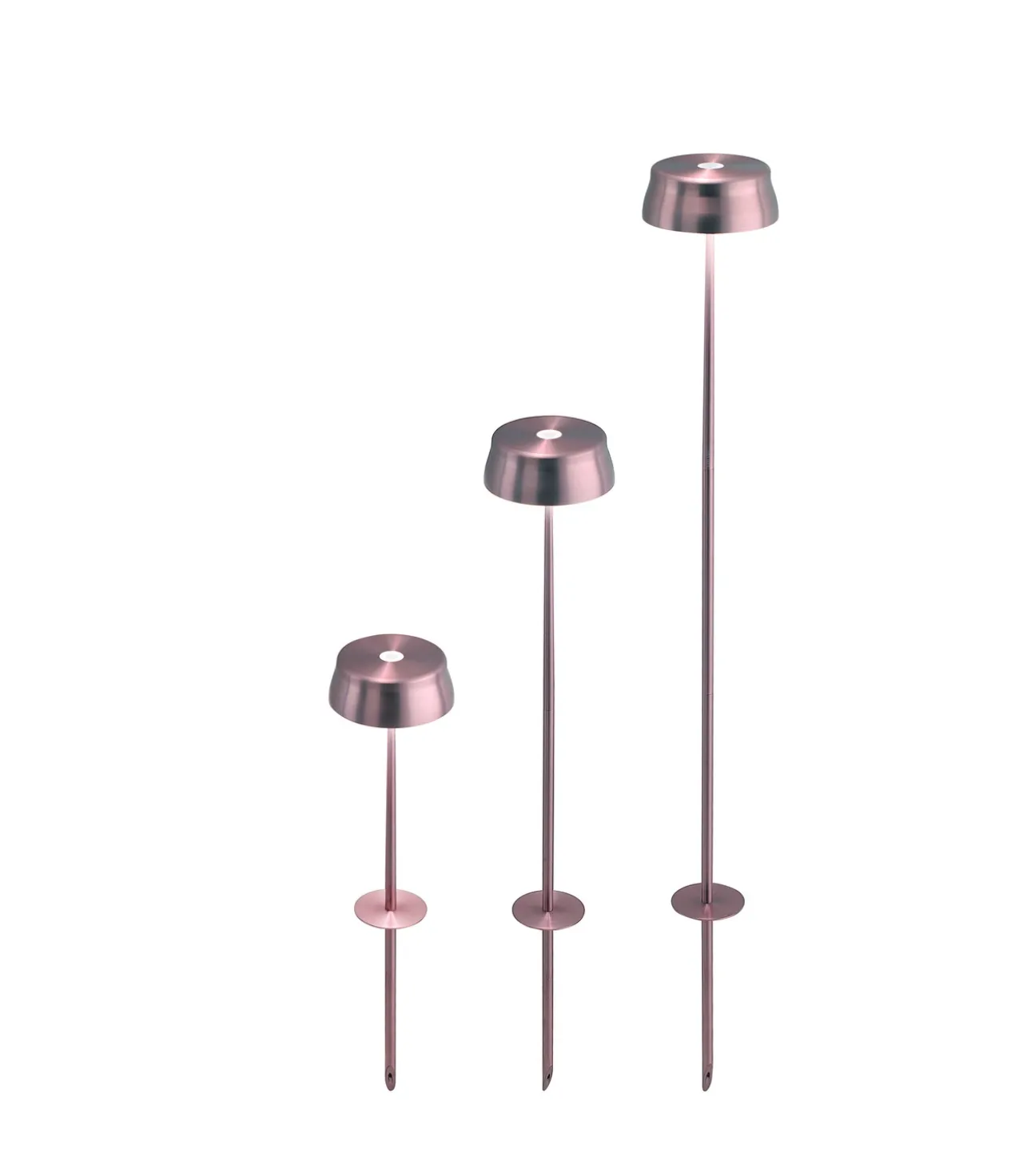 Zafferano buitenlamp Picchetto Sister Light Wifi koper