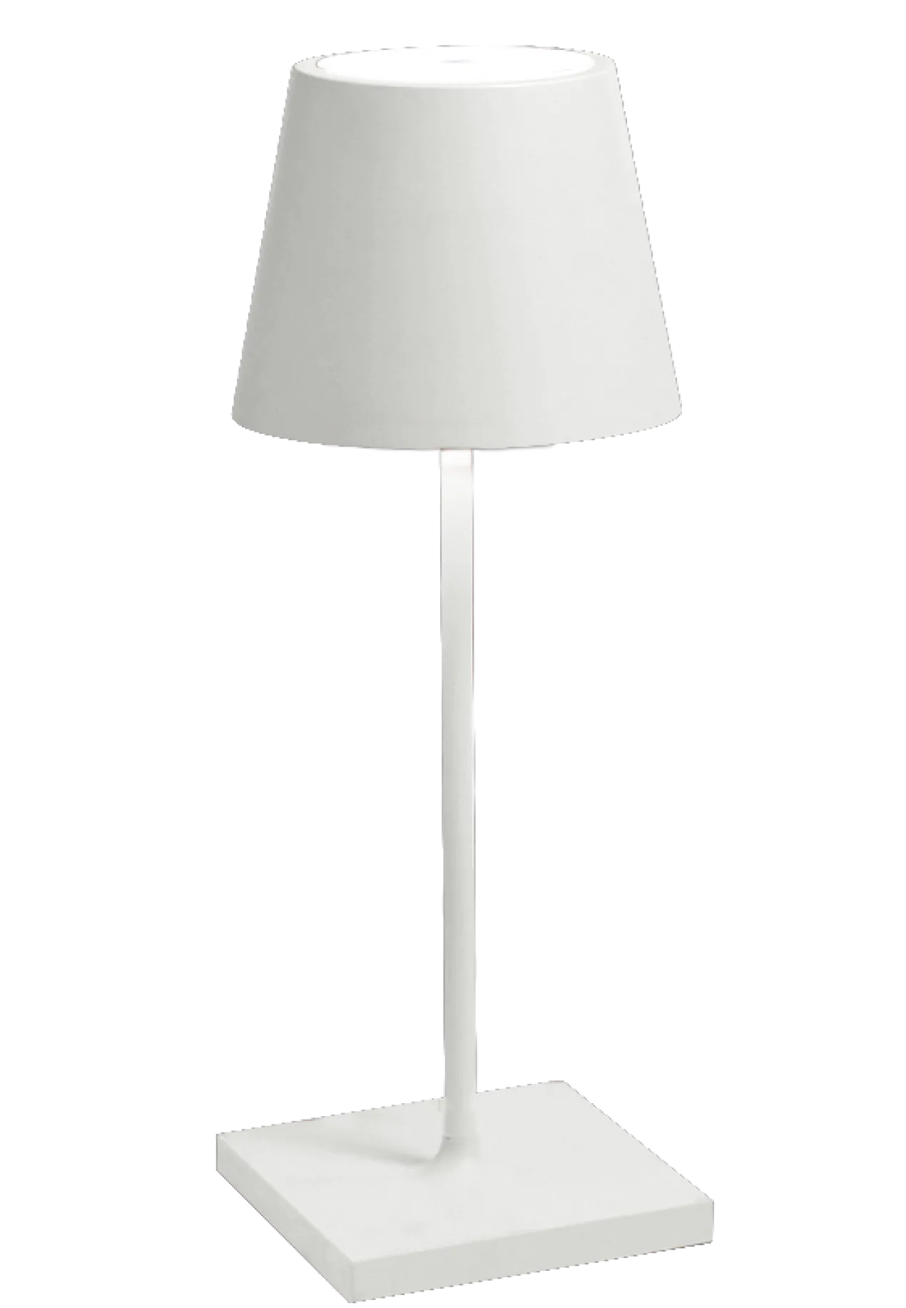 Zafferano oplaadbare tafellamp M wit
