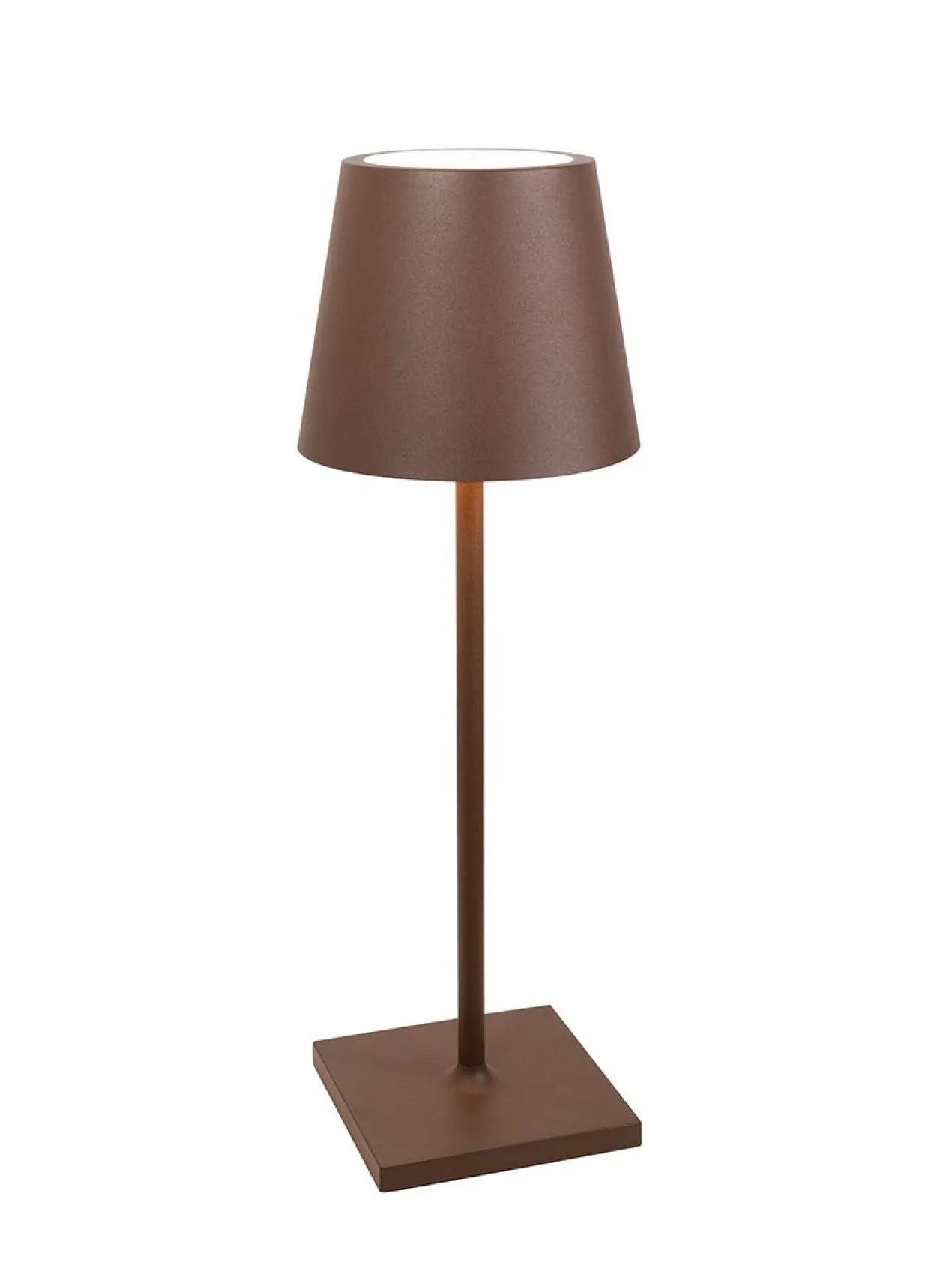 Zafferano oplaadbare tafellamp Desk L roest