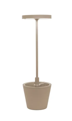 Zafferano oplaadbare tafellamp Reverso beige