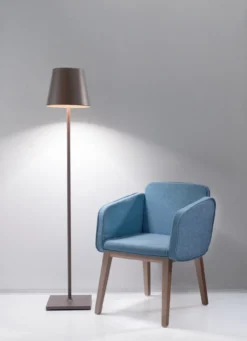 Zafferano oplaadbare vloerlamp XXL roest