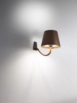 Zafferano oplaadbare wandlamp antraciet