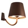 Zafferano oplaadbare wandlamp roest
