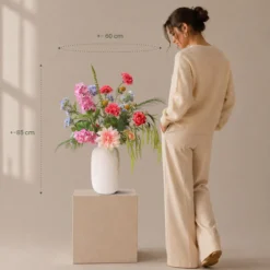 Zijden boeket Ayla Haze