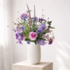 Zijden boeket Elin Violet