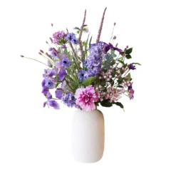Zijden boeket Elin Violet
