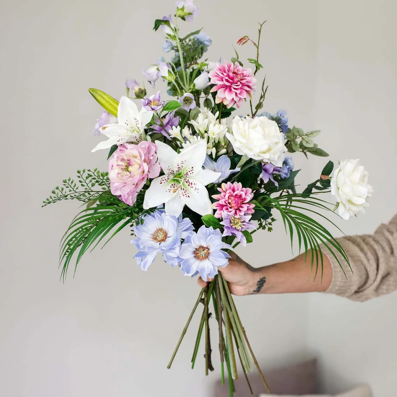 Zijden boeket Lina Beau