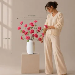 Zijden boeket Luna Rose
