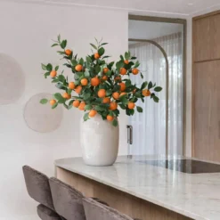 Zijden boeket Sunset Orange