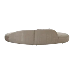 Zitbank Milo met organische vorm - met 2 kussens Beige