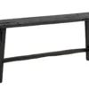 zit bank oud teak 100 cm zwart
