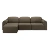 3-zitsbank Bulky met hocker cedar