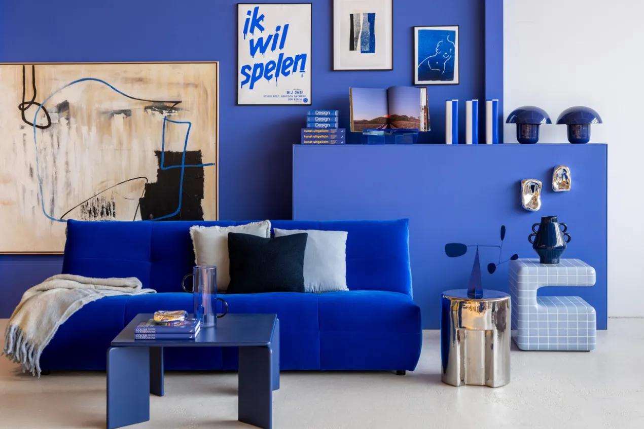 3-zitsbank Flynn royal cobalt