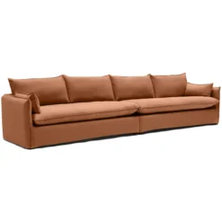 5-zitsbank Mare shadow cognac