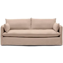 3-zitsbank Mare shadow linen