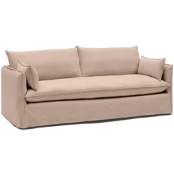 3-zitsbank Mare shadow linen