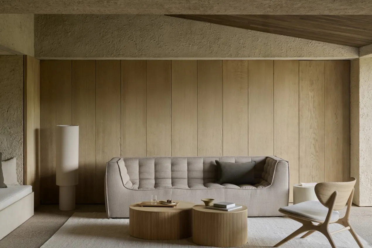 3-zitsbank N701 beige