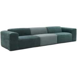 4-zitsbank Oscar ocean blue