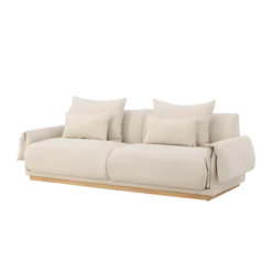 3-zitsbank Rikki Beige