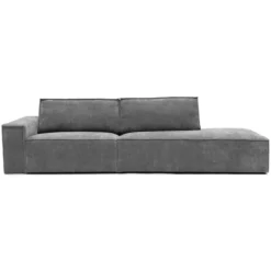 2-zitsbank Segment be cotton grey rechts