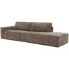 2-zitsbank Segment be cotton light brown rechts