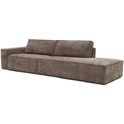 2-zitsbank Segment be cotton light brown rechts