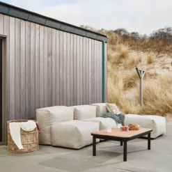 3-zitsbank Soft outdoor lounge sand