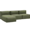 3-zitsbank Soft outdoor lounge olive