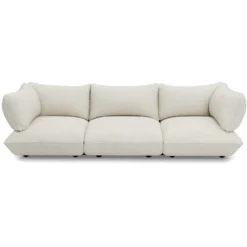 3-zitsbank Sumo boucle grecycled beige