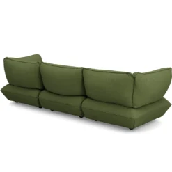3-zitsbank Sumo boucle grecycled leaf green