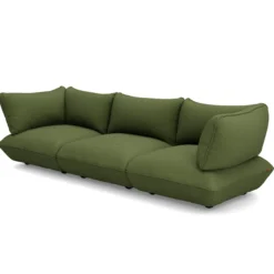 3-zitsbank Sumo boucle grecycled leaf green
