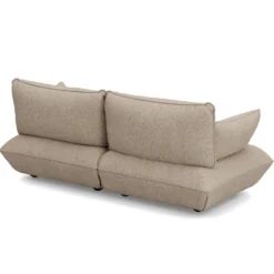 2-zitsbank Sumo boucle recycled brown melange