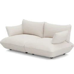 2-zitsbank Sumo boucle recycled creme