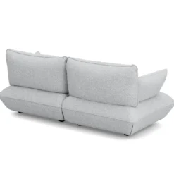 2-zitsbank Sumo boucle recycled grey melange