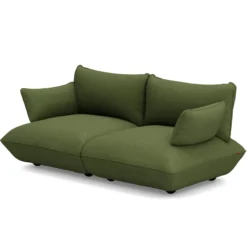 2-zitsbank Sumo boucle recycled leaf green