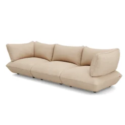 3-zitsbank Sumo cord recycled beige
