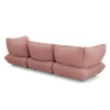 3-zitsbank Sumo cord recycled soft pink