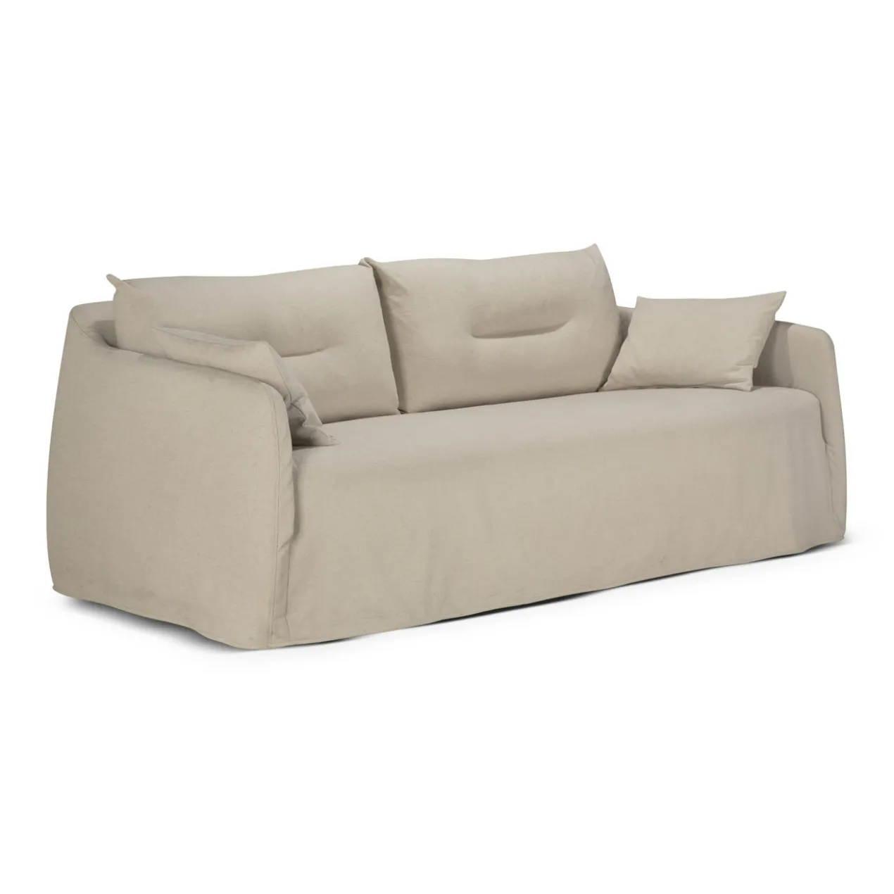 2-zitsbank Weave 200 cm bone