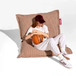 Zitzak original slim terry cognac creme