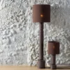 Zivian tafellamp hout hoogglans donkerbruin [fsc]