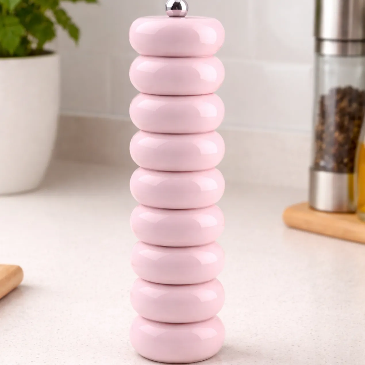 Zout- Pepermolen Yuki roze